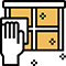 A golden symbol representing the number five displayed prominently against a neutral background.